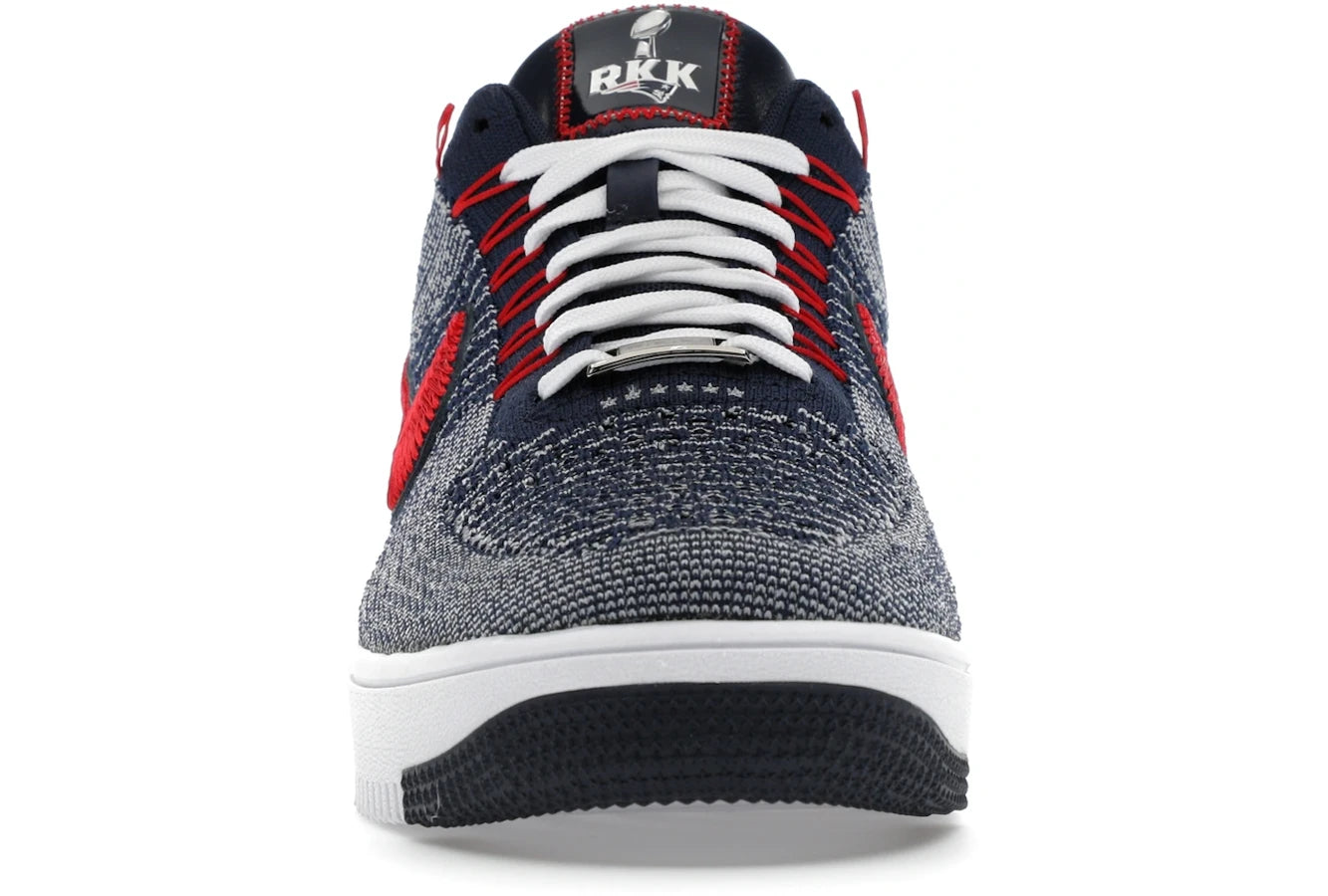 Nike Air Force 1 Ultra Flyknit Low Patriots Robert Kraft Wolf Grey