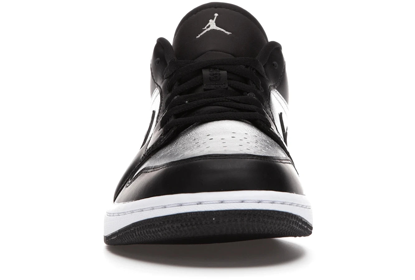 Air Jordan 1 Low SE Black Metallic Silver