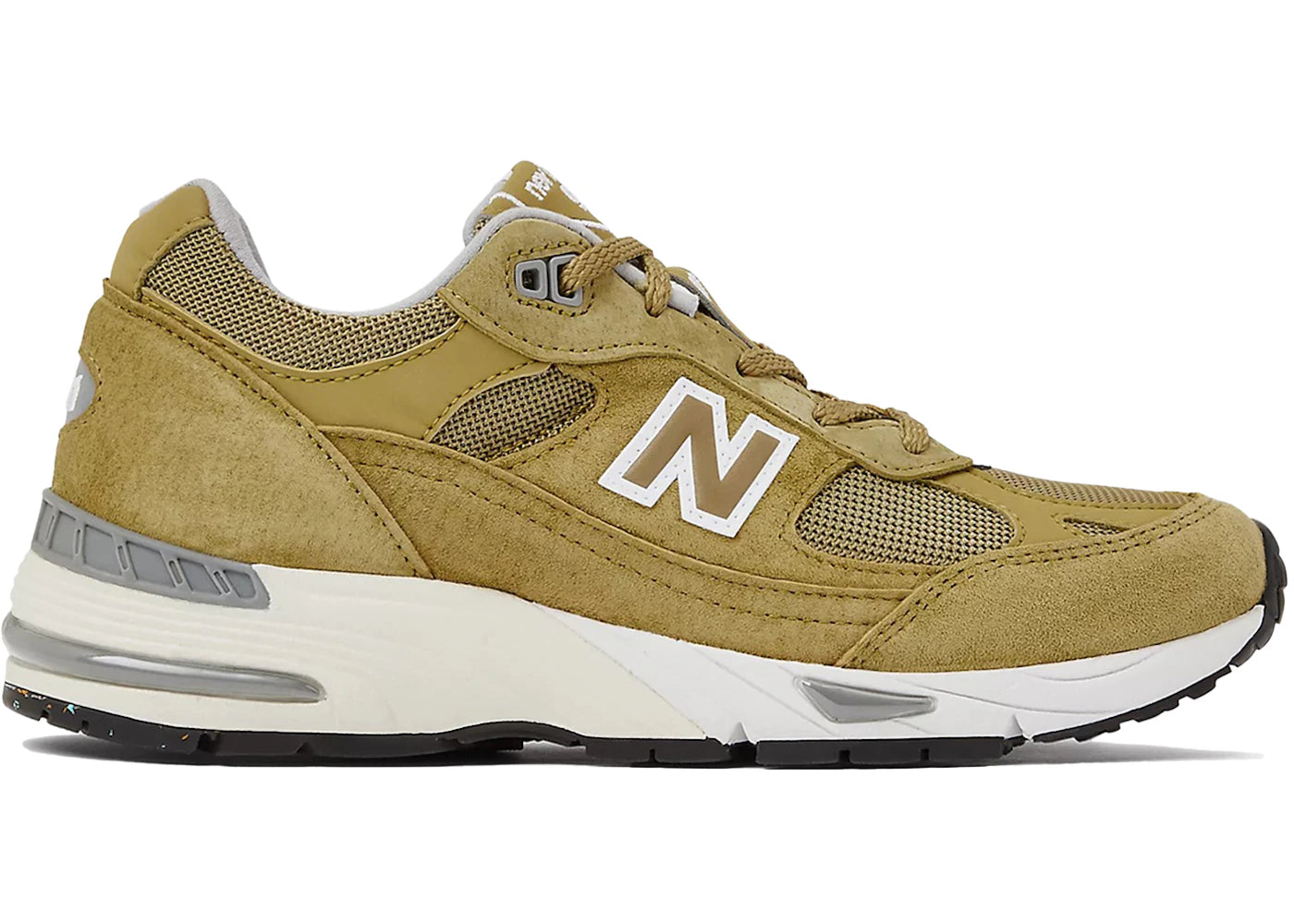 New Balance 991 MiUK Green Moss Cloud Cream